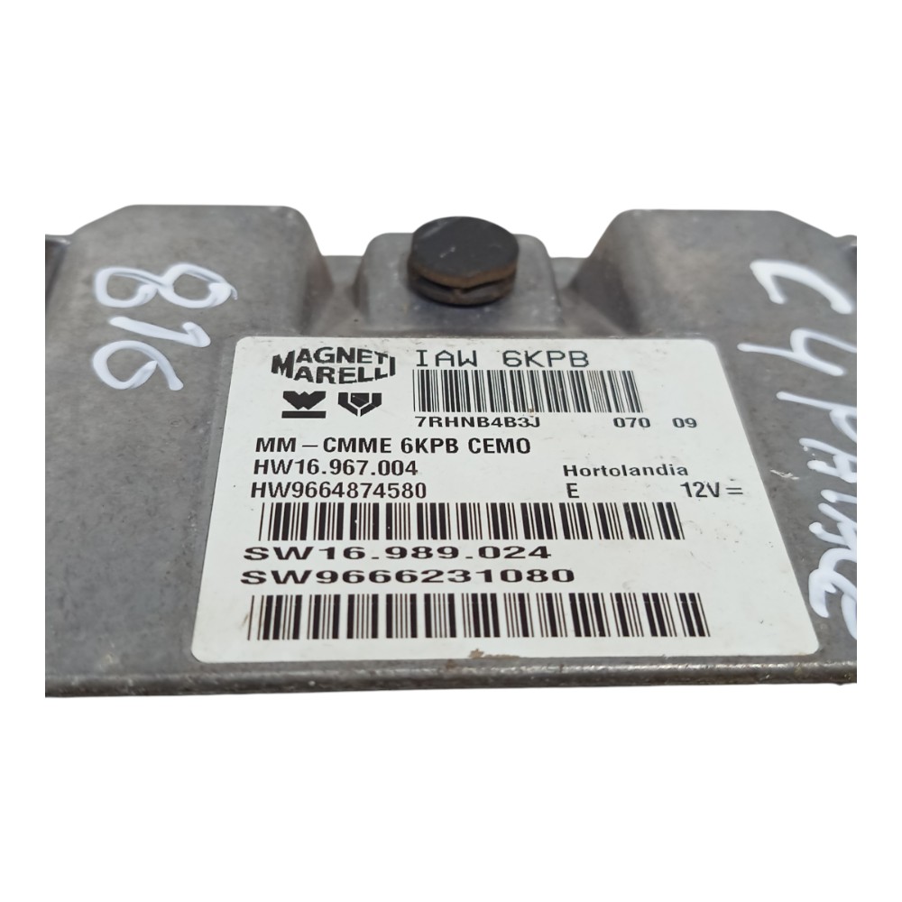 Módulo Injeção Citroen C4 Pallas 2.0 Aut 2007 A 2013 Bloq. 4