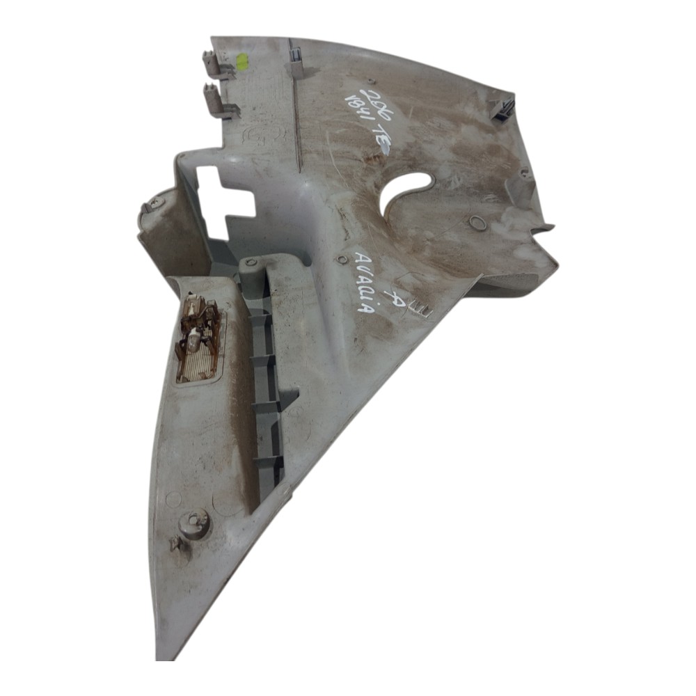 Suport Acabamento Tampão Bagagito Le Peugeot 206 2001 A 2010 Cinza 7