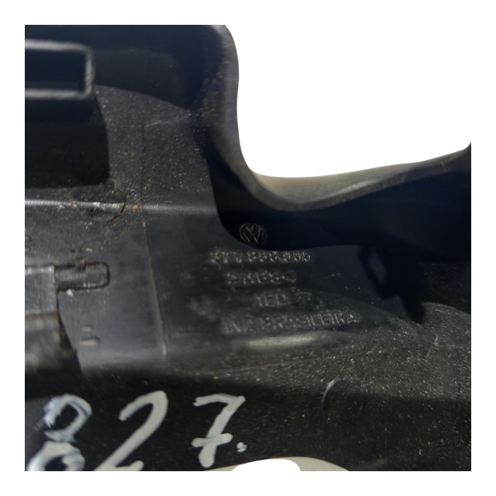 Moldura Acabamento Chave Seta Superior Vw Gol 99 2000 A 2005 Preto 7