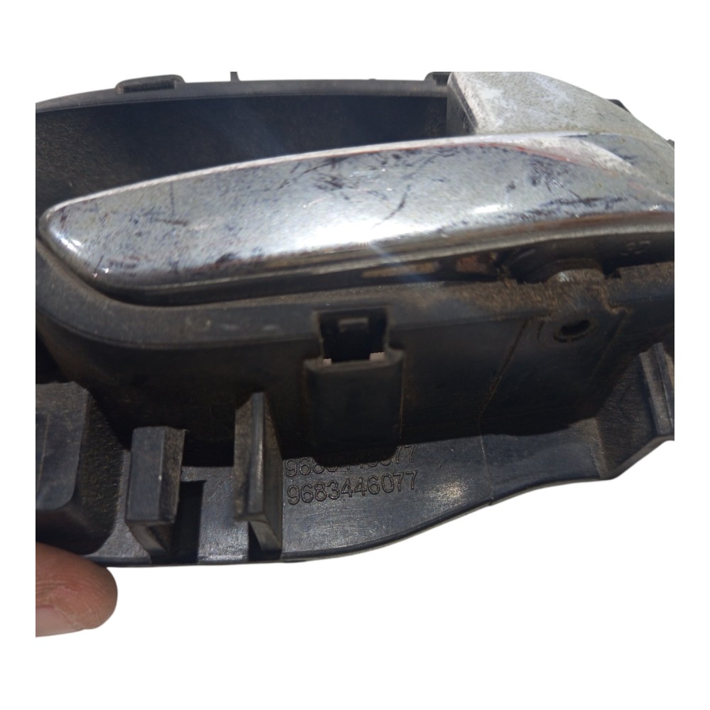 Maçaneta Interna Direita Citroen C3 2012 2013 2014 15 A 2017 Preto E Cromado Dianteira/traseira 7
