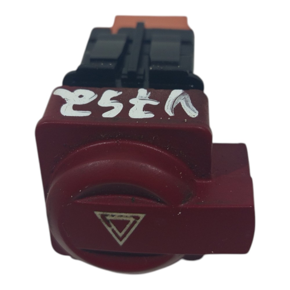 Botão Interruptor Pisca Alerta Citroen C4 Pallas 2007 A 2013 Vermelho 5