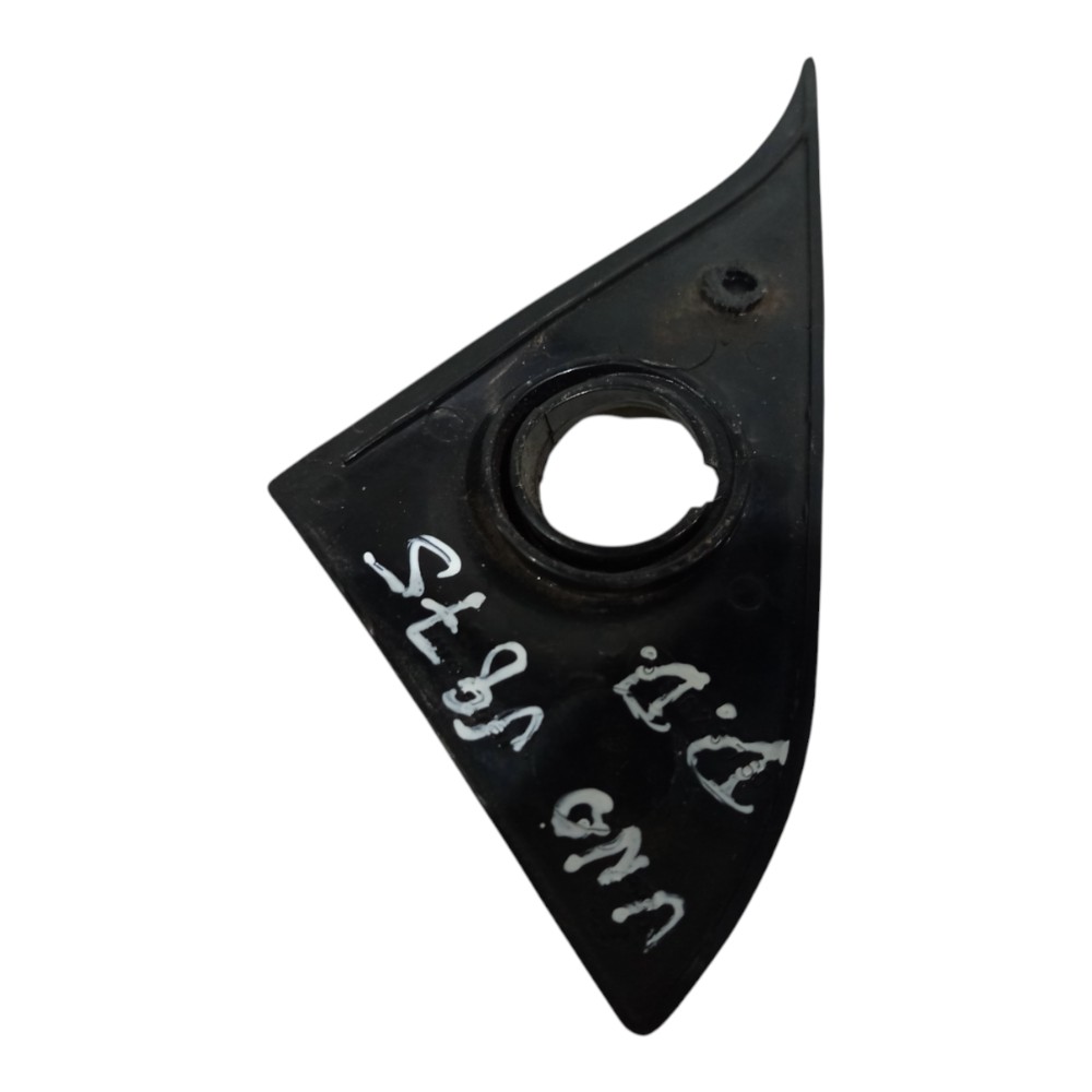 Moldura Interna Retrovisor Direit Fiat Uno 1991 1992 A 2000 Preto 4