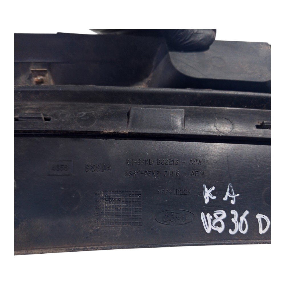 Grade Churrasqueira Parabrisa Direito Ford Ka 1998 99 A 2004 Preto 8