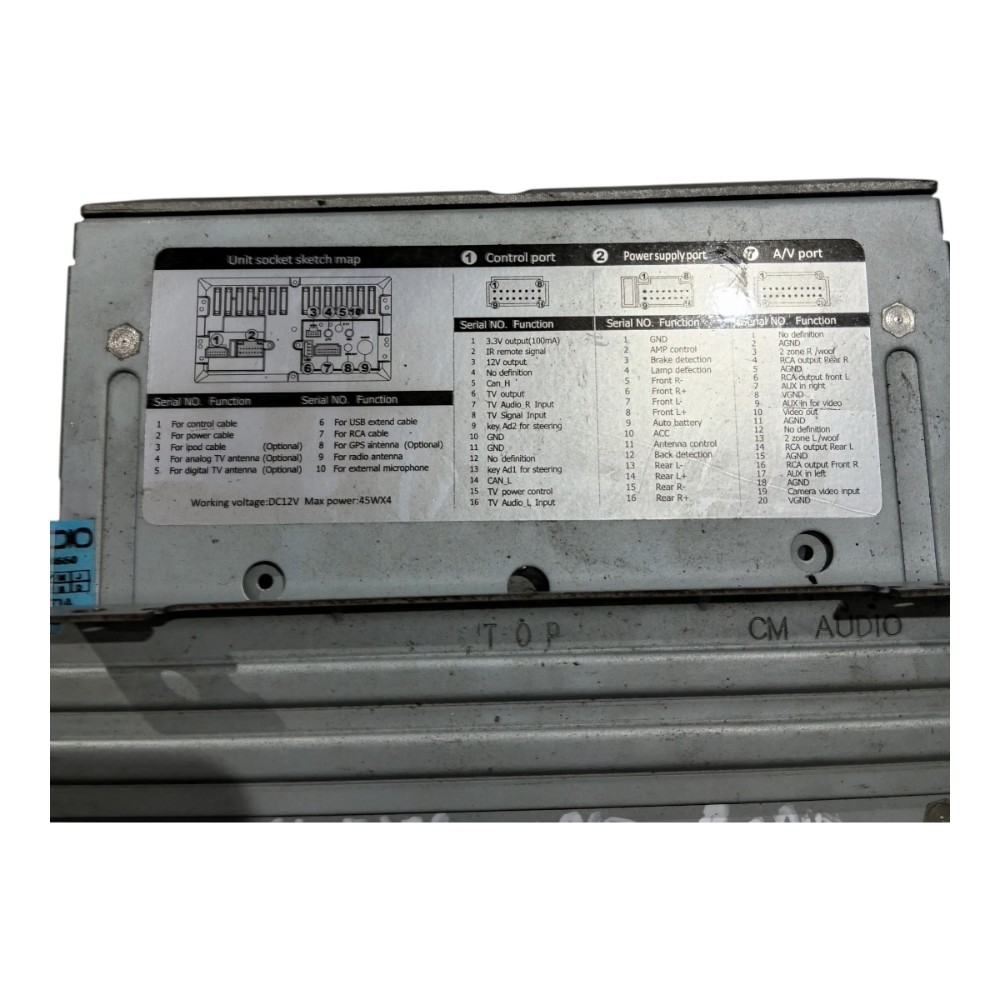 Central Multimidia Hyundai Santa Fé 2006 A 2012 Retirar Peça 2