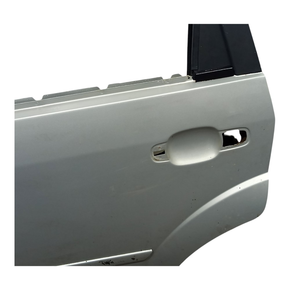 Porta Traseira Esquerdo C/detalhes Ford Fiesta 2003 A 2014 Traseira Esquerdo Prateado 6