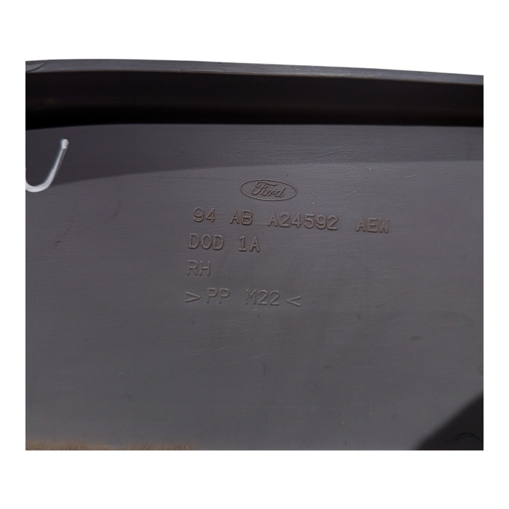 Moldura Interna Coluna Direita Ford Escort 1998 1999 A 2003 Cinza 5