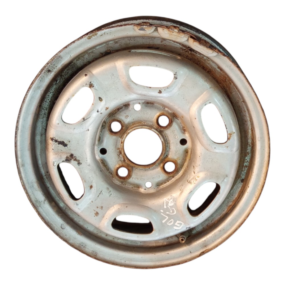 Roda avulsa Volkswagen gol aro 13 ferro 4×100 g1 g2 7