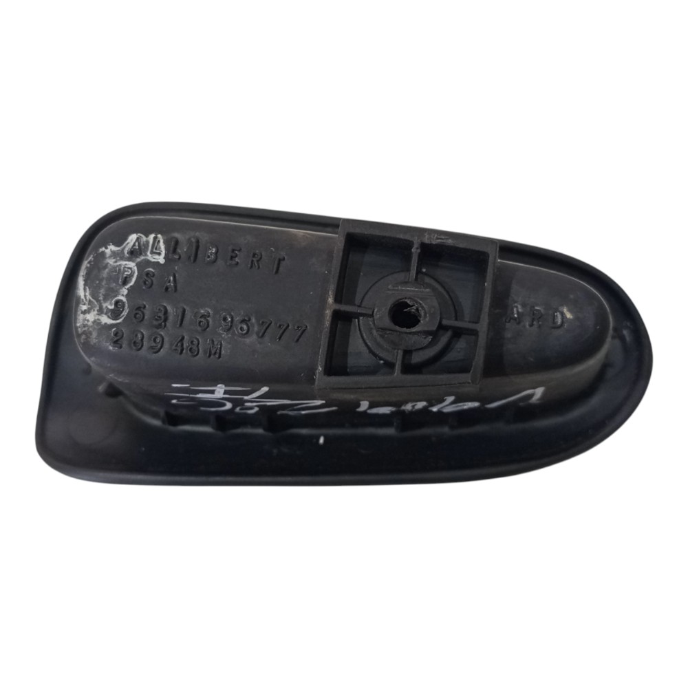 Puxador Porta Traseiro Esquerdo Pegeout 206 2003 2004 A 2008 Preto 6