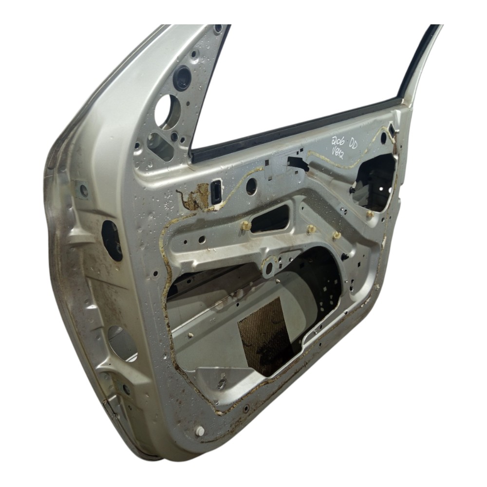 Porta Prata Dianteira Direita Peugeot 206 2001 2002 A 2008 Dianteira Direito Prateado 9