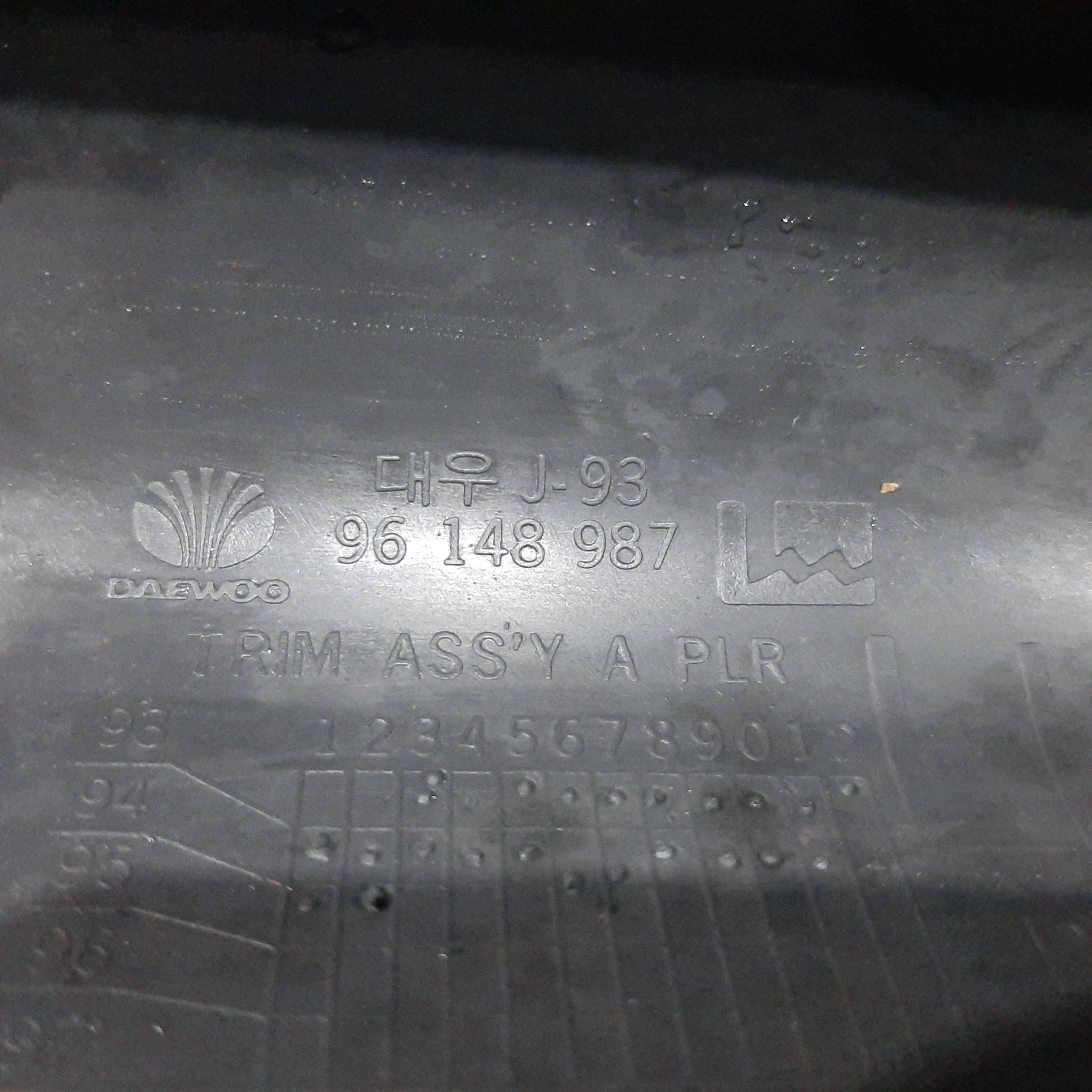Moldura Coluna Parabrisa Esquerda Daewoo Espero 1994 A 1997 7