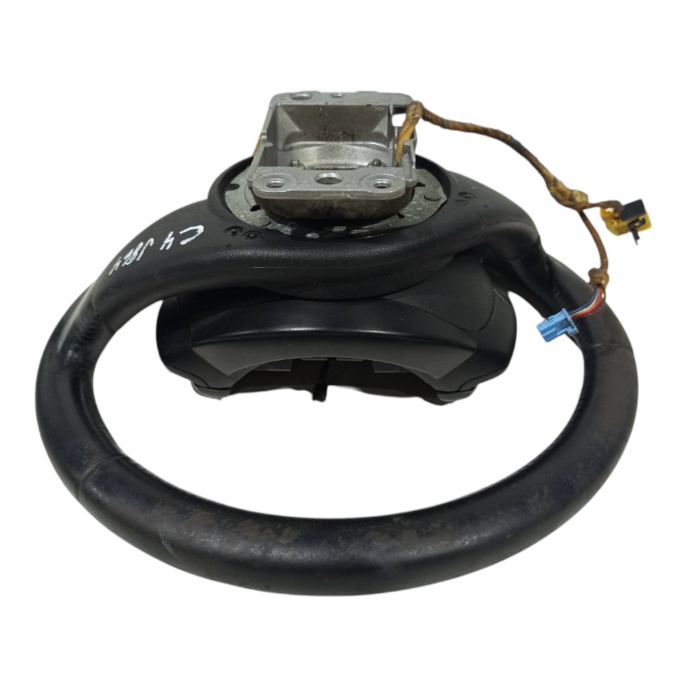 Volante Direção Comando Stereo Citroen C4 Pallas 2007 A 2013 Preto 7