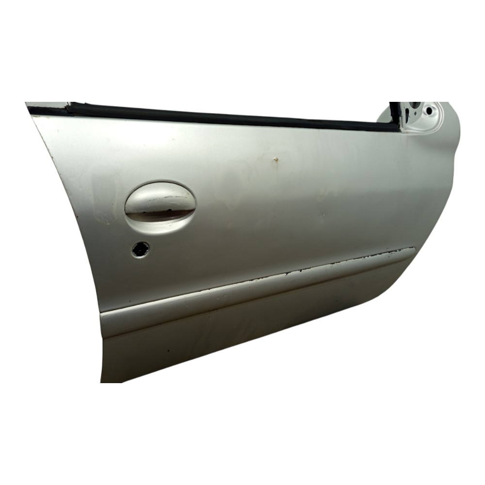 Porta Dianteira Direita Peugeot 206 2001 2002 A 2010 Prata Dianteira Direita Prateado 2