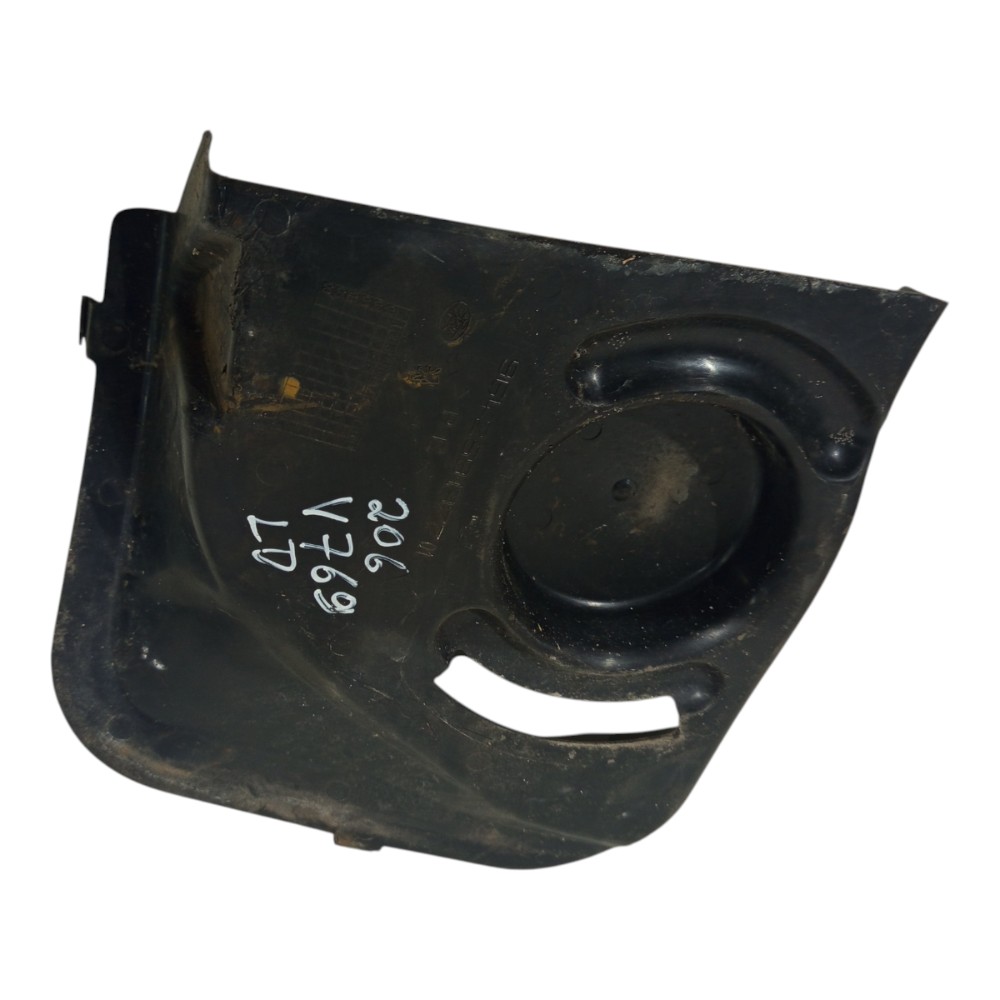 Protetor Capa Farol Milha Peugeot 206 1999 2000 2001 A 2004 Preto 7