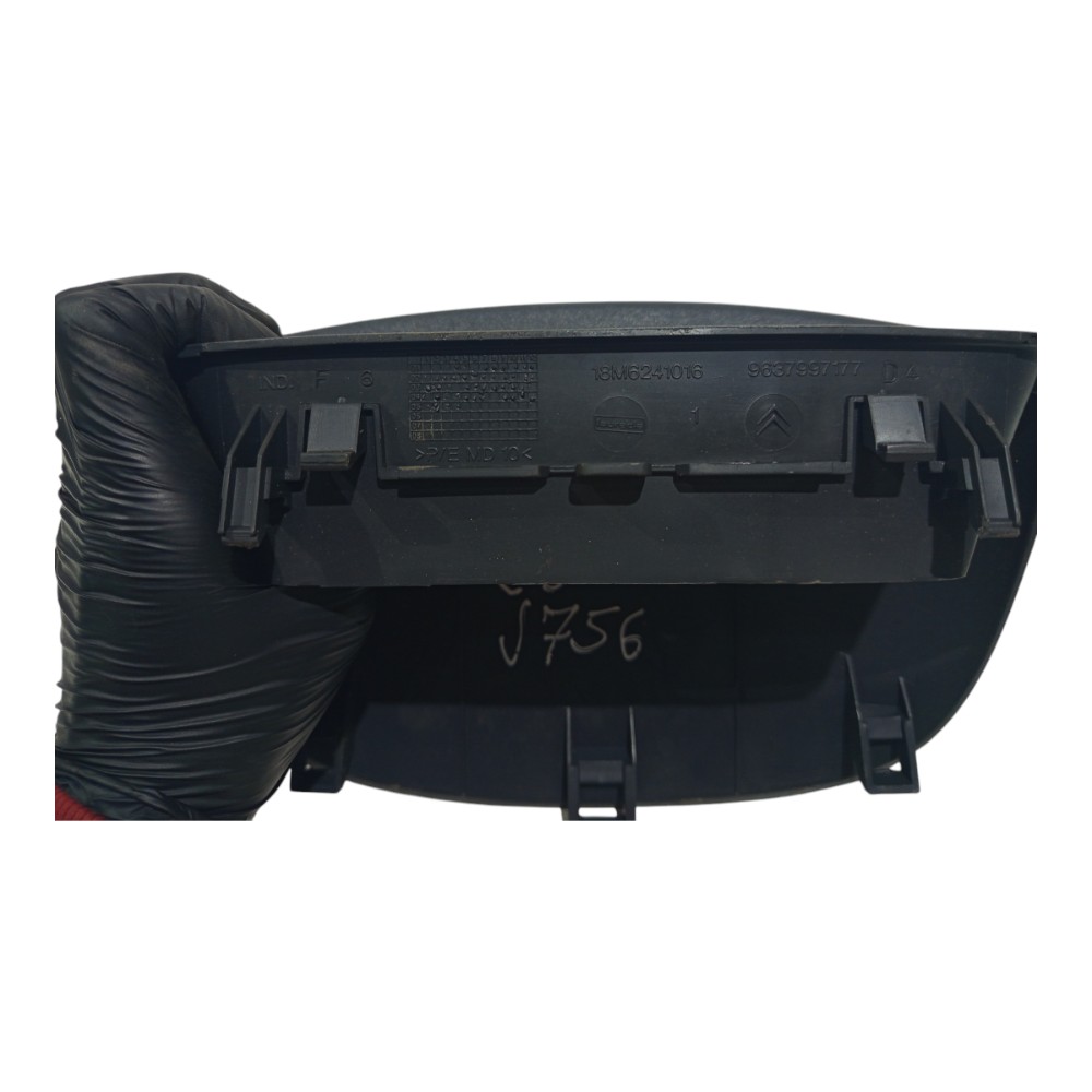 Moldura Computador Bordo Relogio Pain Citroen C3 2007 – 2012 6