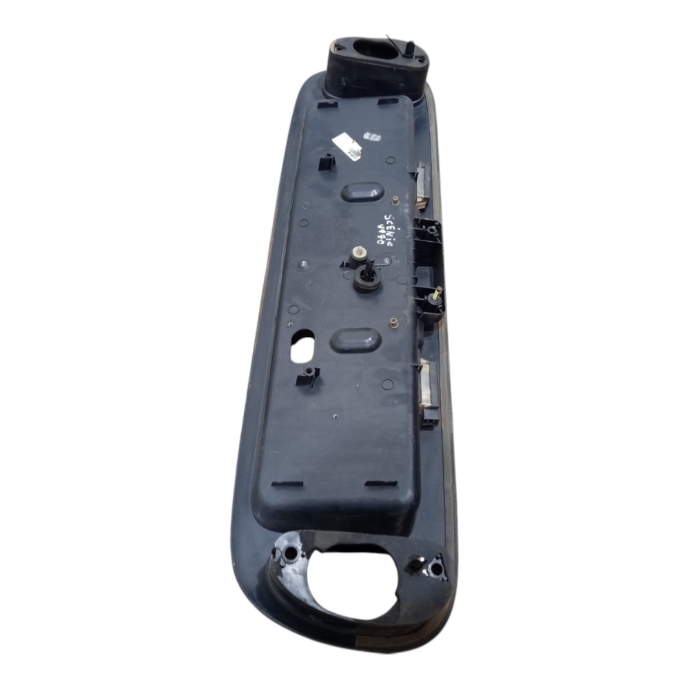 Suporte Placa Luz Matricula Renault Scenic 2000 2001 A 2010 Preto 5