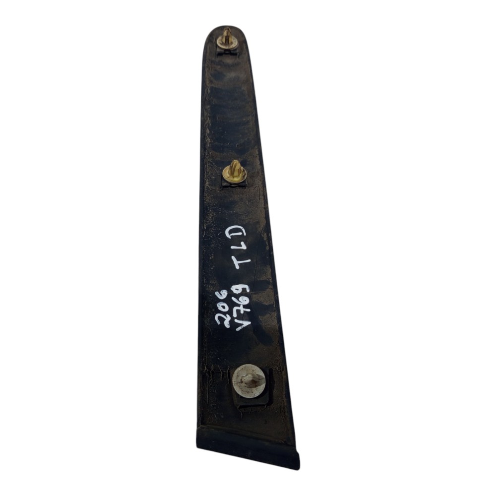 Friso Porta Dianteira Esquerda 206 2000 2001 2002 03 A 2010 Preto 4