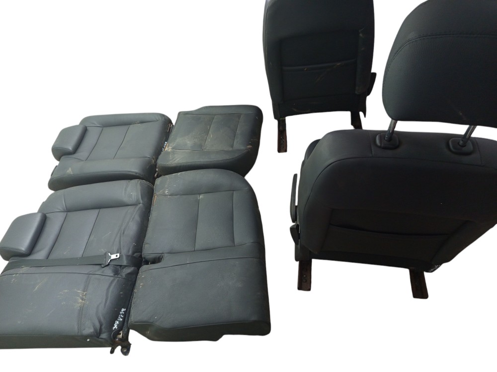 Jogo Bancos Couro Peugeot 307 2001 2002 A 2012  Preto 7