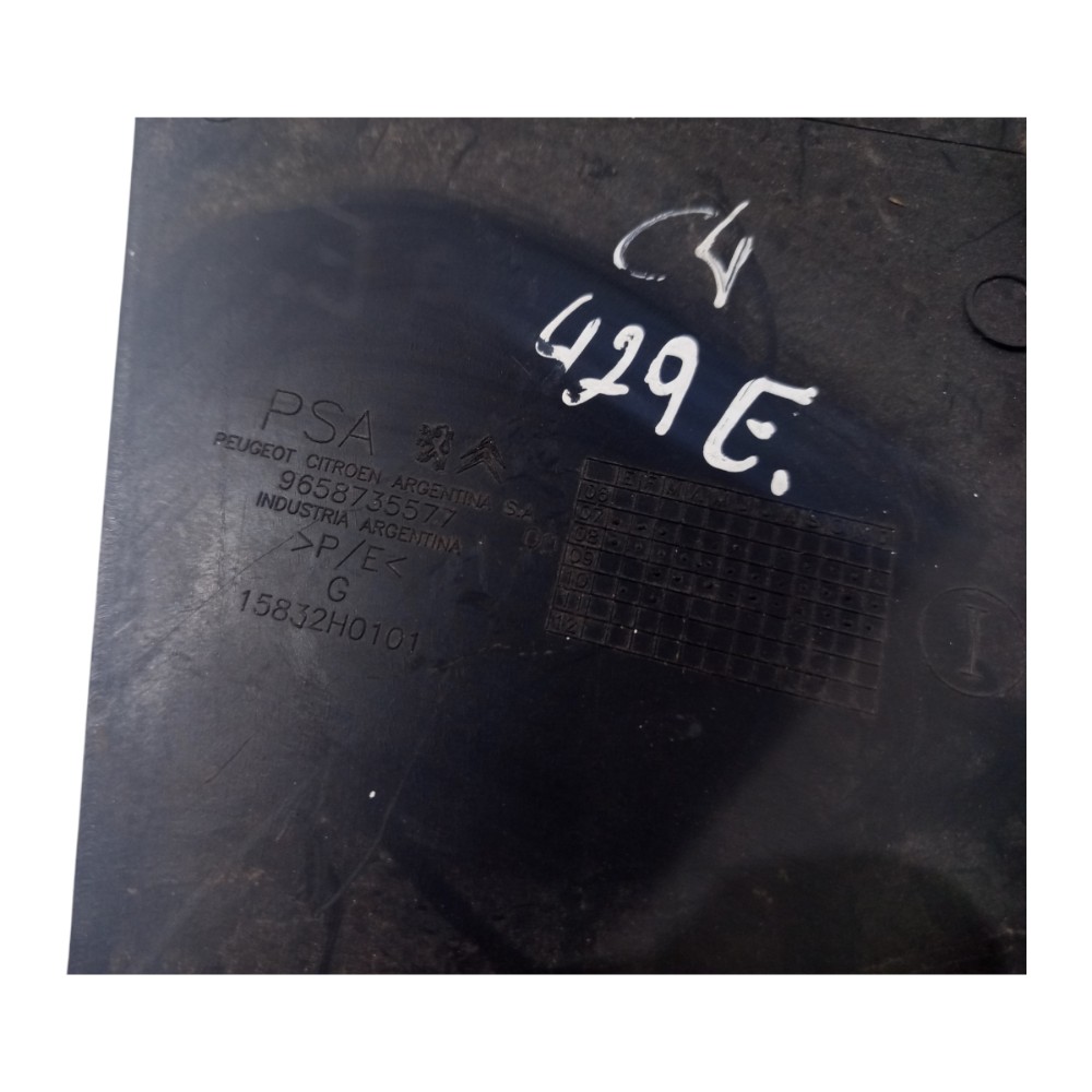 Acabamento Central Esquerdo Citroen C4 Pallas 2007 08 A 2013 Preto 9