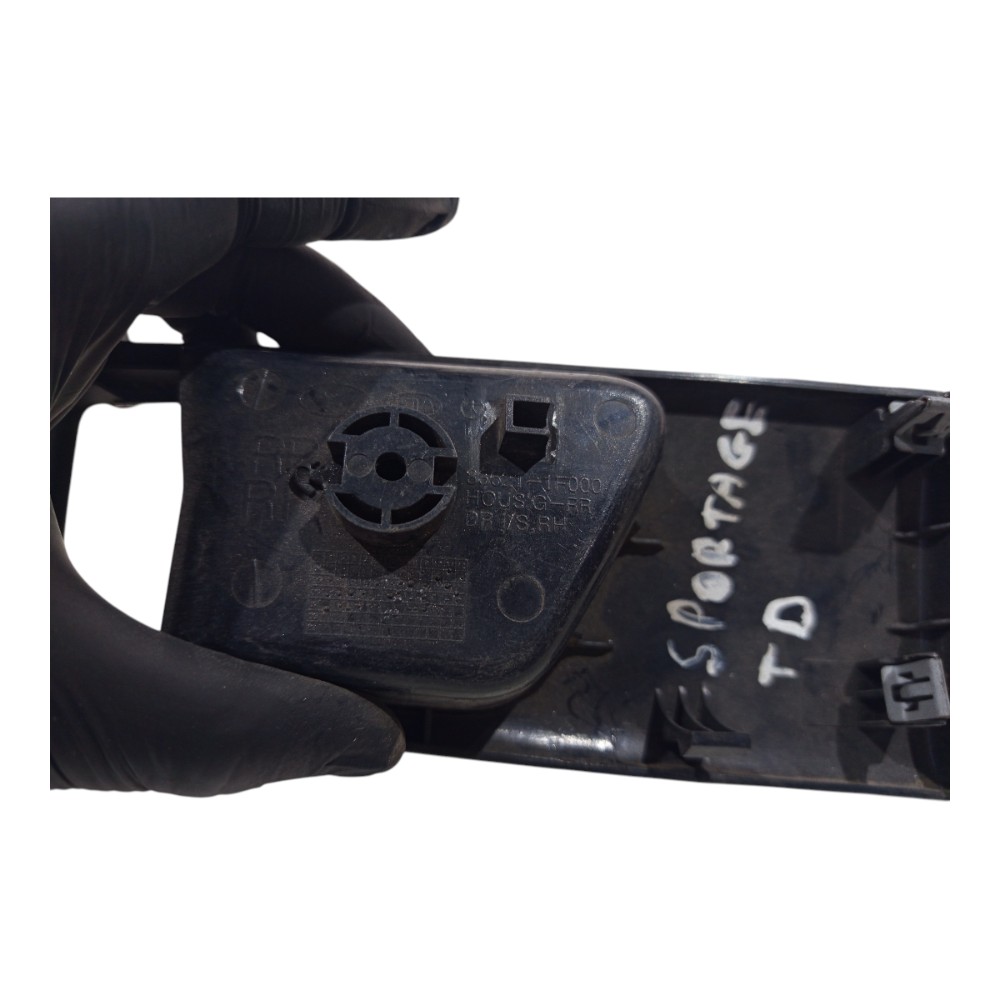 Moldura Maçaneta Traseira Dir Kia Sportage 2005 2006 A 2010 Preto 6