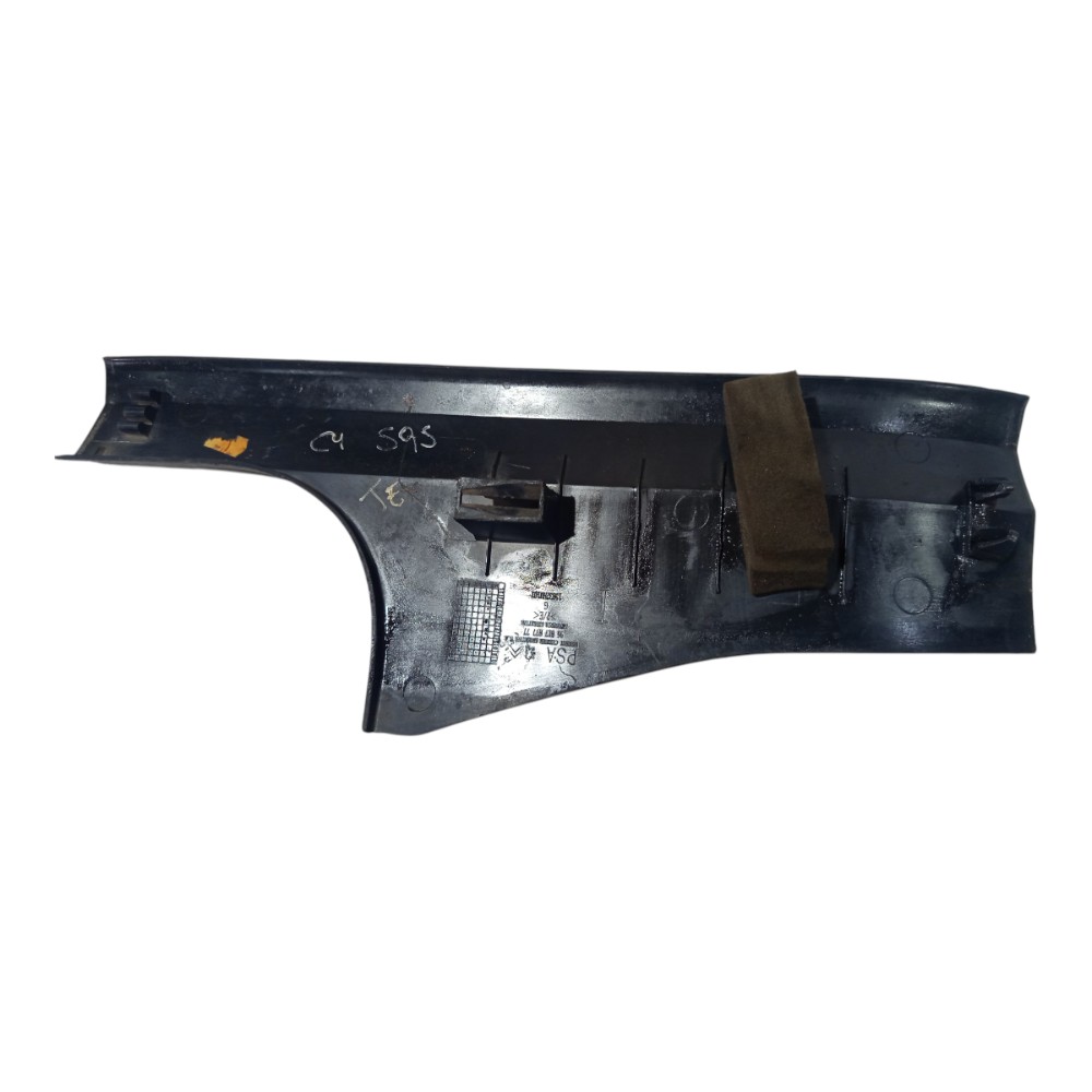 Acabamento Soleira Traseira Esquerda Citroen C4 2008 A 2014 Preto 4