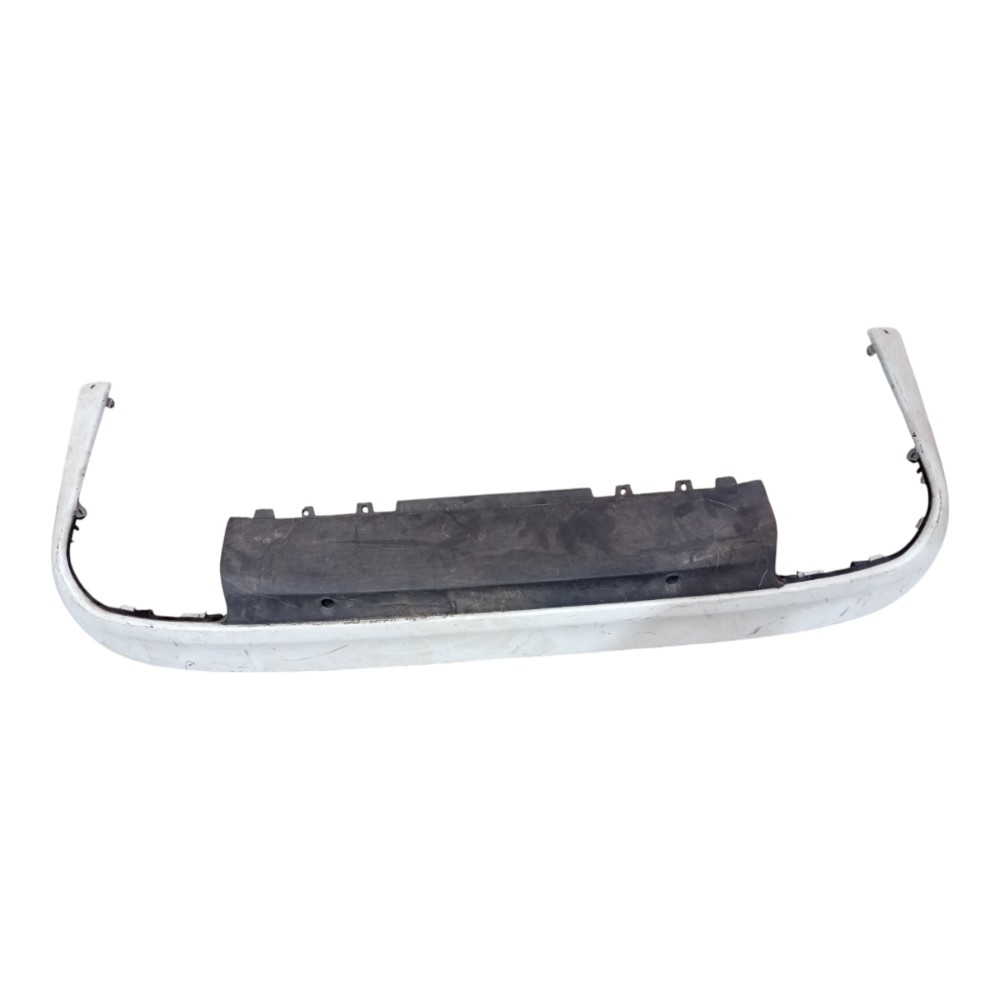 Aplique Moldura Parachoque Traseiro Volvo V60 2011 A 2014 Branco E Preto 1