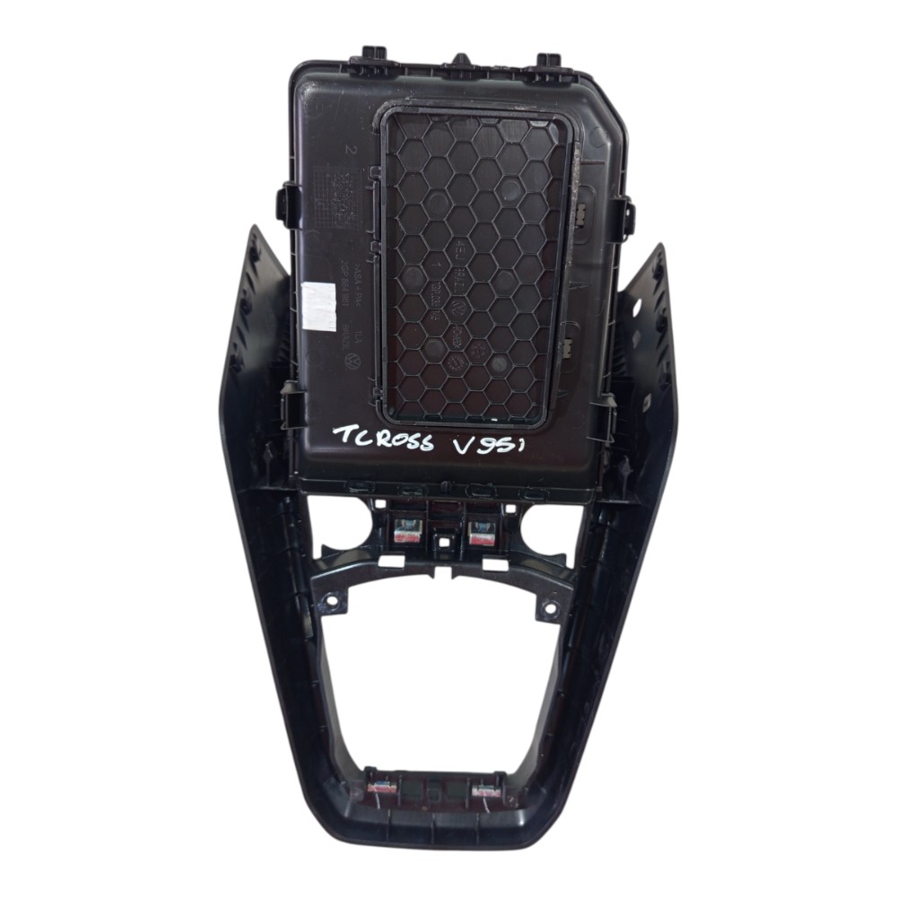 Moldura Console Central Volkswagen T-cross 2020 A 2024 5