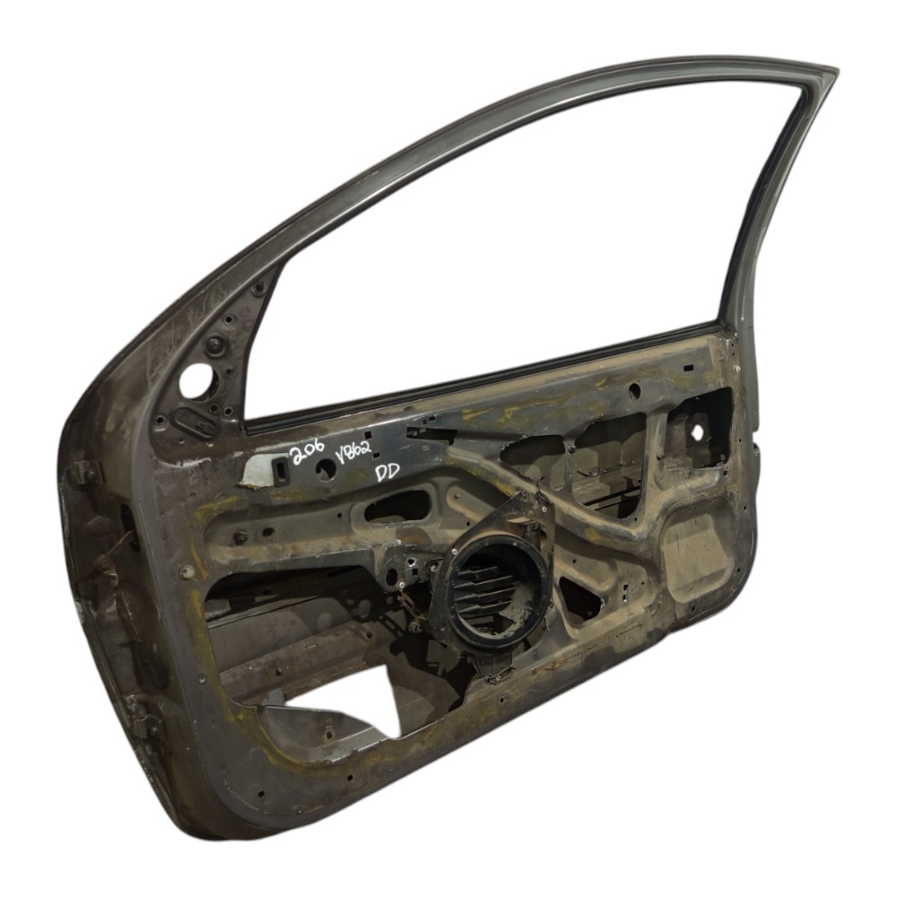 Porta Dianteira Direita Peugeot 206 2001 2002 2003 A 2012 Cinza 6
