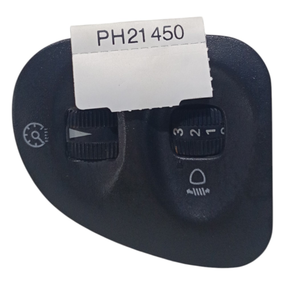 Botão Regulagem Painel Altura Farol Fiat Premio 1992 A 1998 Preto 6