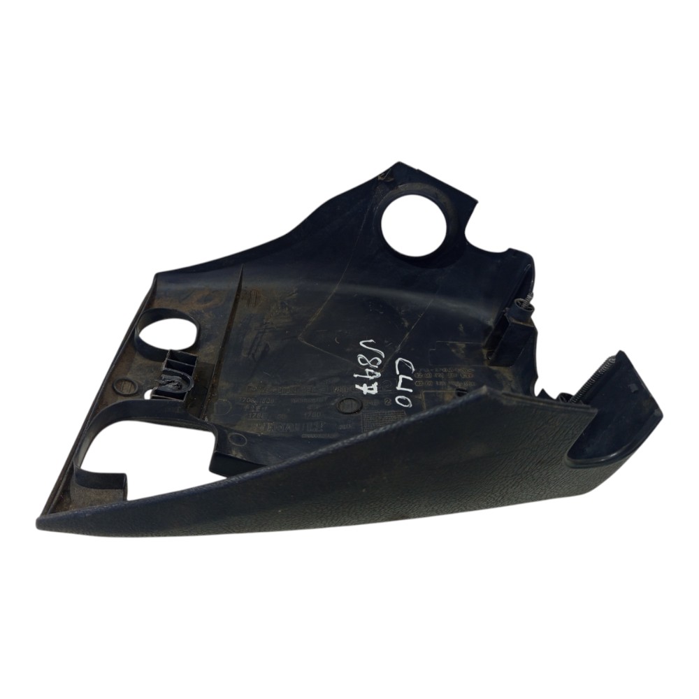 Moldura Inferior Chave Seta Direção Renault Clio 1999 A 2007 Preto 6