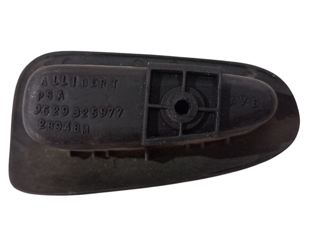 Puxador Interno Porta Dianteiro Ld Pegeout 206 2000 A 2008 Preto 3