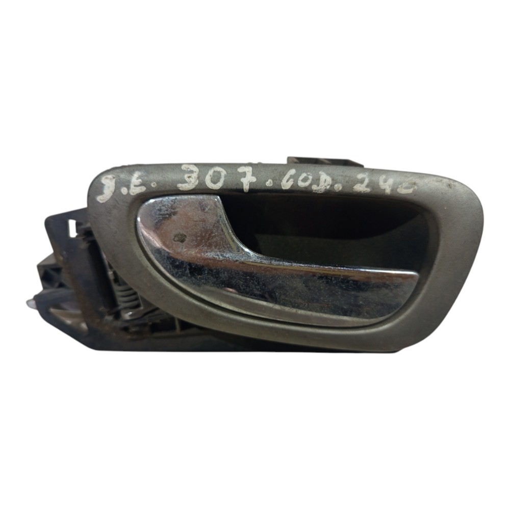 Maçaneta Interna Dianteiro Peugeot 307 2007 2008 A 2012 Cinza E Cromado Dianteira 7