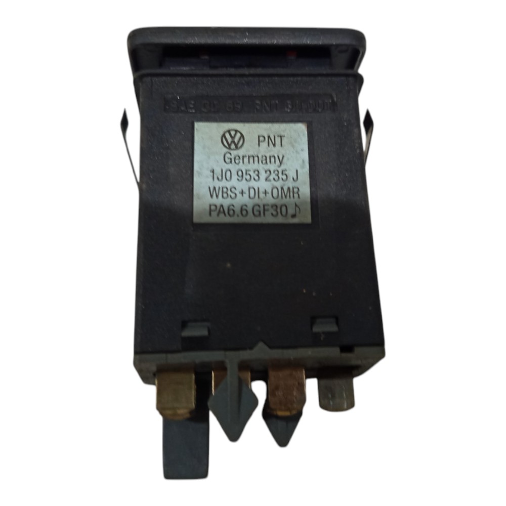 Botão Pisca Alerta Volkswagen Golf 2000 2001 2002 03 A 2006 Preto 4