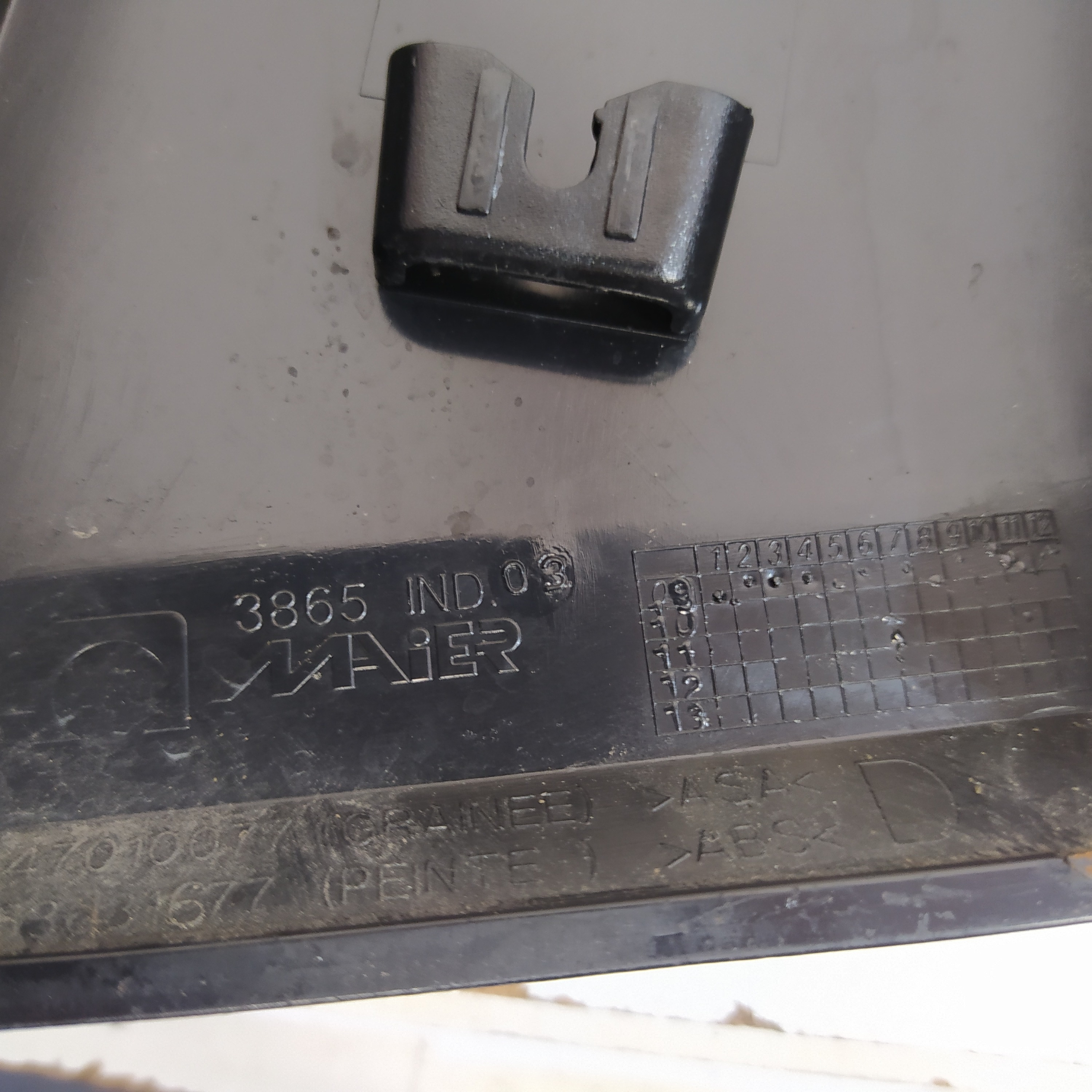 Moldura Externa Coluna Central Direita C4 2007 2008 A 2013 8