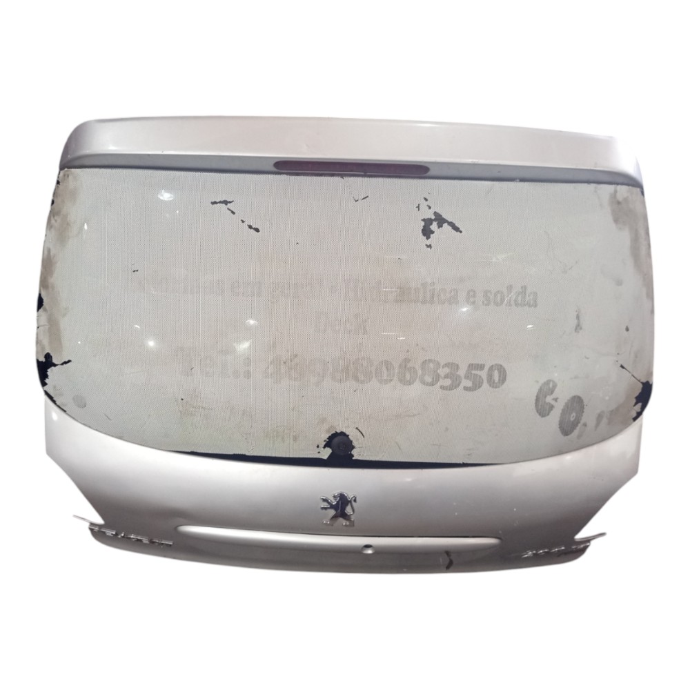 Tampa Traseira Porta Malas Peugeot 206 2001 2002 2003 A 2011 Branco