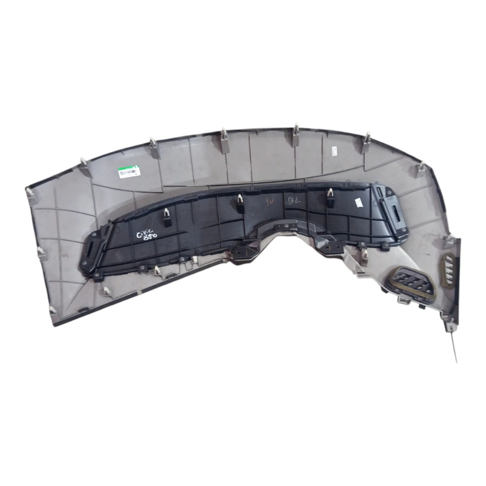 Acabamento Moldura Painel Honda Civic 2007 2008 2009 A 2012 Cinza 4
