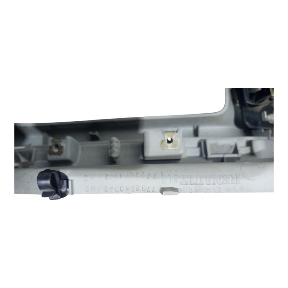 Painel Console Central Tabelier Renault Scenic 2001 A 2010 Cinza 9