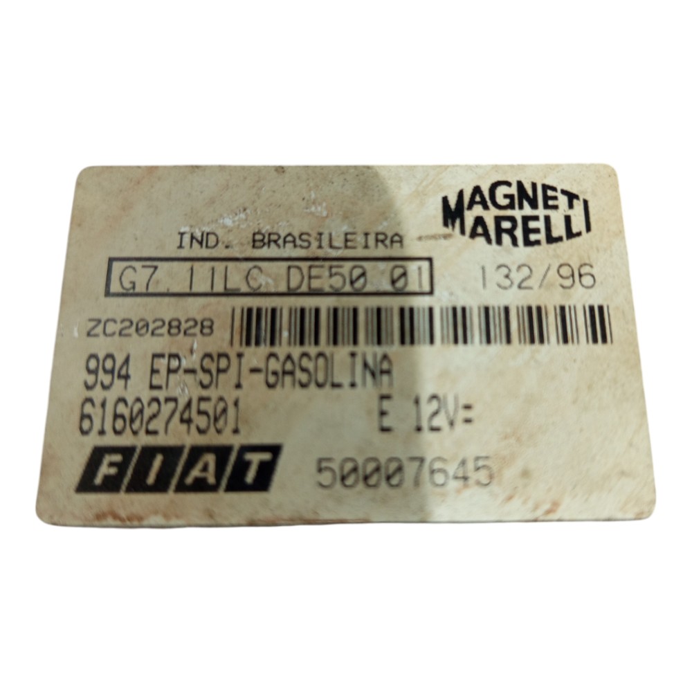 Módulo Injeção Fiat Uno Palio 1.0 8v Gasolina 1994 A 2005 8