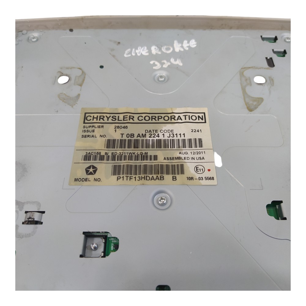 Multimidia Traseira Jeep Cherokee 3.6 V6 2011 2012 2013 A 15 7