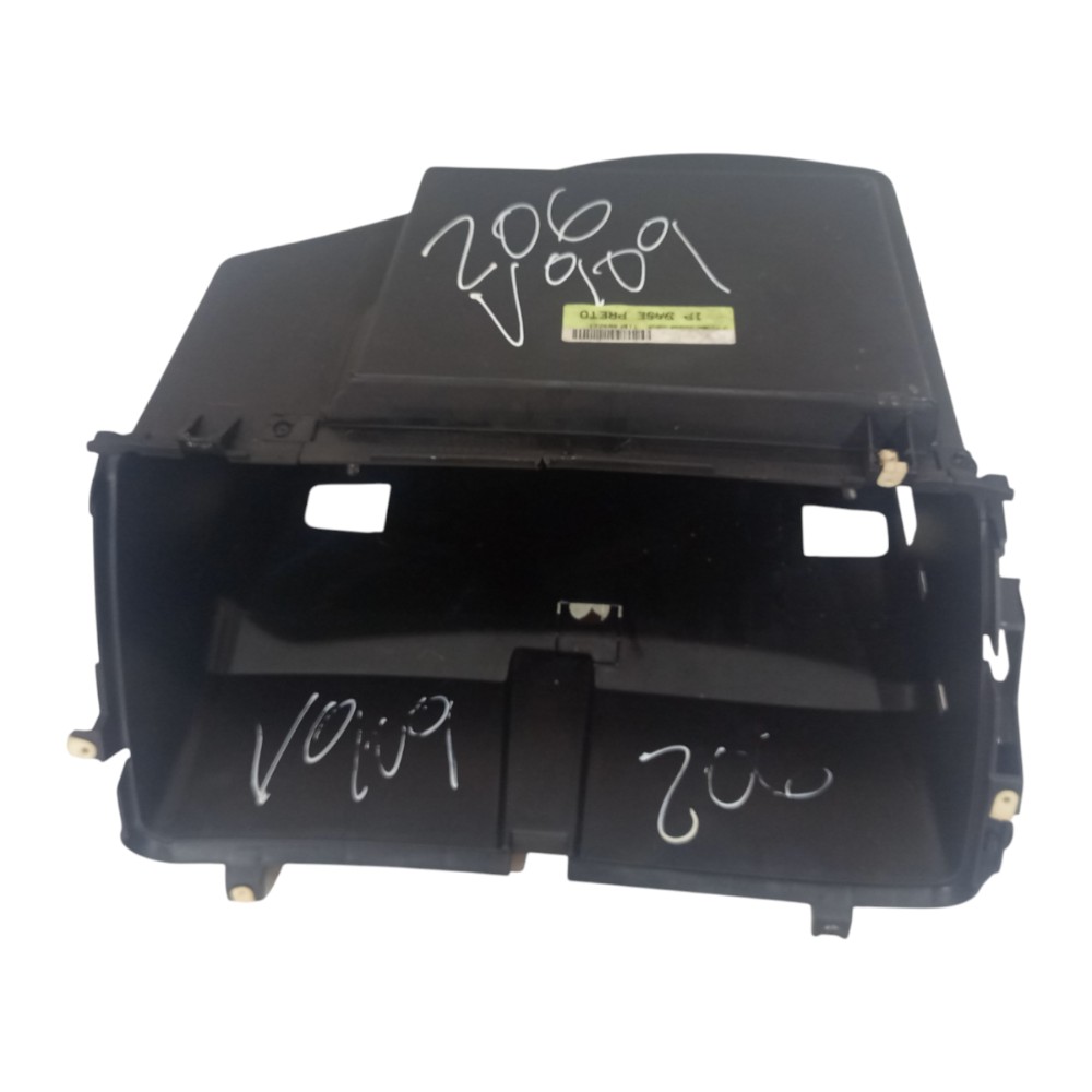 Caixa Porta Luva S/tampa Preto Peugeot 206 1999 2000 A 2009 1