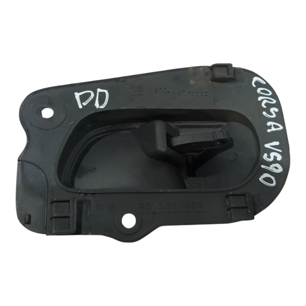 Maçaneta Interna Dianteira Direita Gm Corsa 1995 1996 A 2005 Preto 8