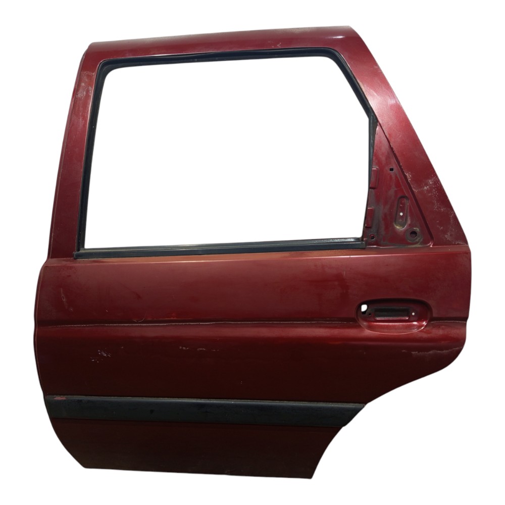 Porta Vermelha Traseira Esquerda Ford Escort 1997 98 A 2002 Traseira Esquerdo Vermelho 2