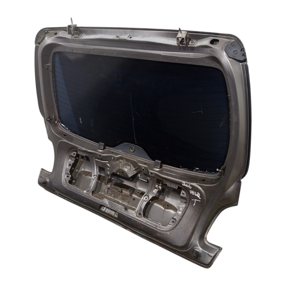 Tampa Traseira Porta Malas Peugeot 206 2001 2002 2003 A 2012 Cinza 7