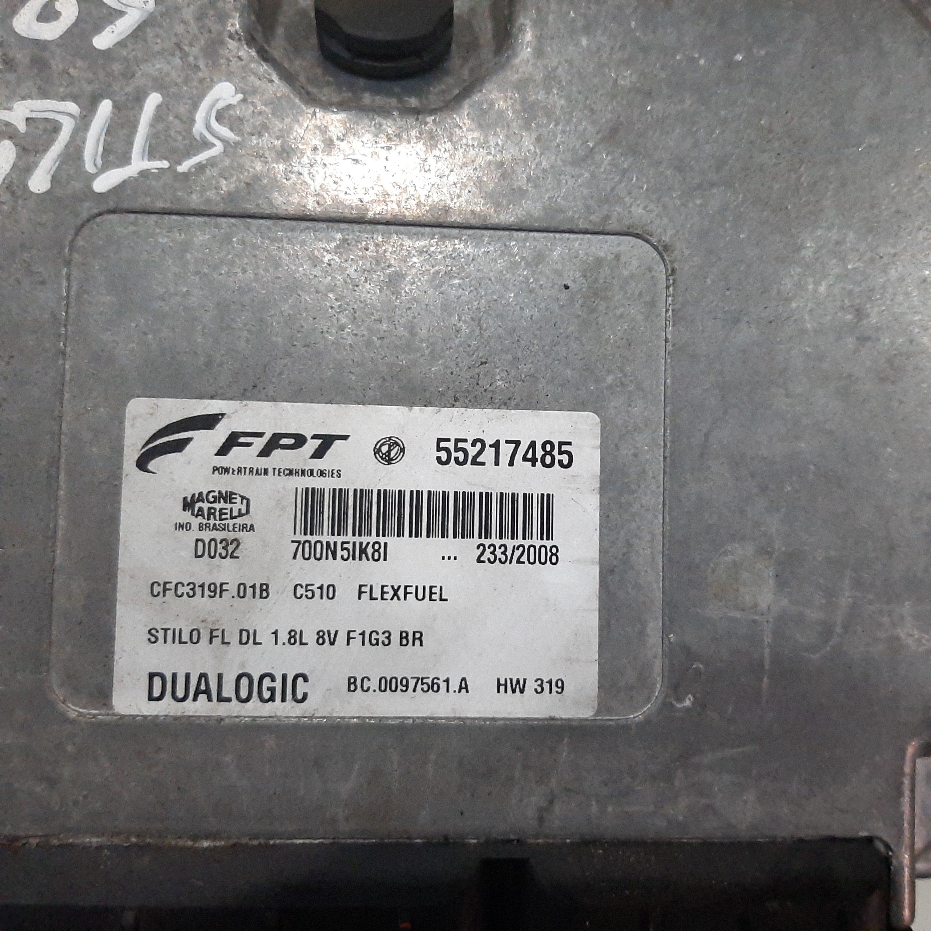 Módulo Injeção Fiat Stilo 1.8 Flex 2003 2004 A 2011 Bloq. 7