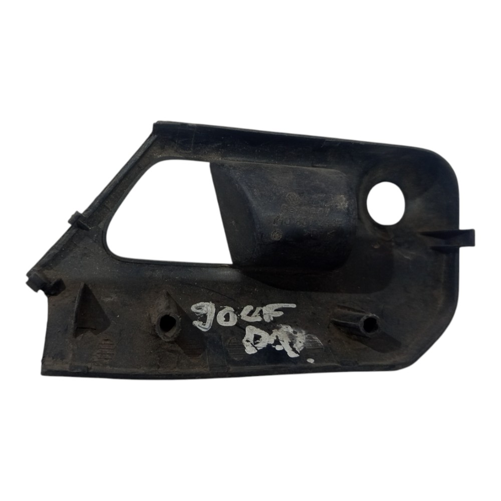 Moldura Maçaneta Interno Dianteiro Dir Vw Golf 1991 A 1998 Preto Dianteira 6