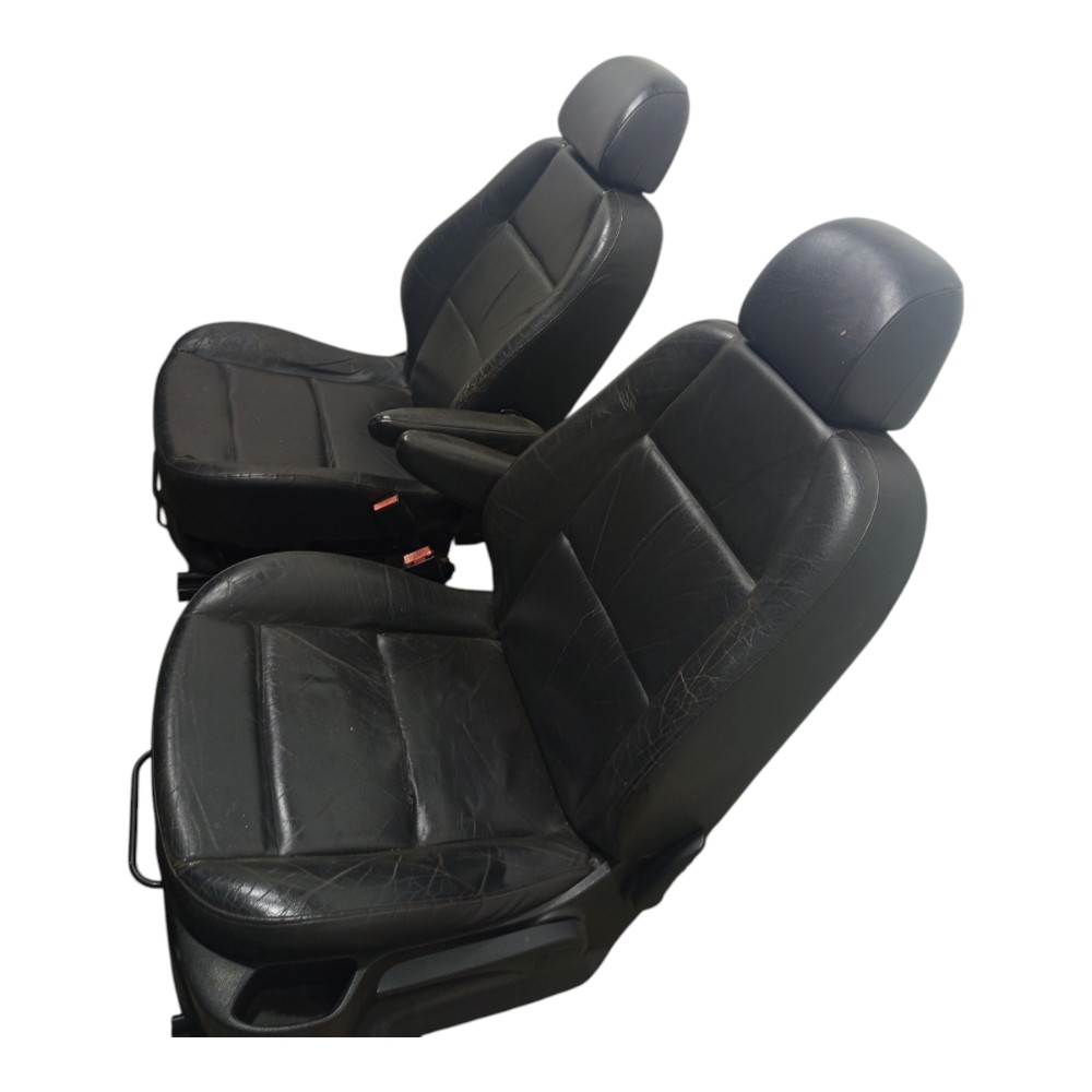 Jogo Banco Couro Peugeot 307 2001 2002 2003 2004 2005 A 2012 Preto 6