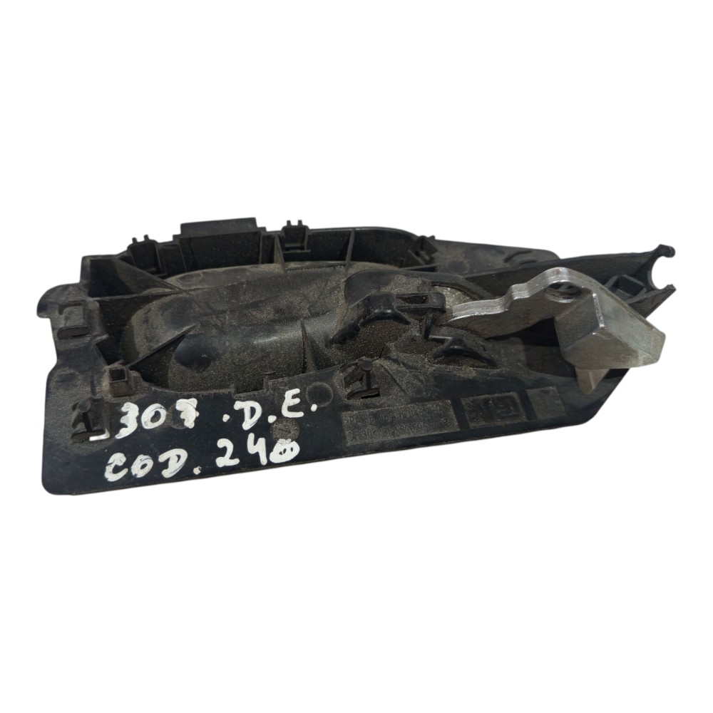 Maçaneta Interna Dianteiro Peugeot 307 2007 2008 A 2012 Cinza E Cromado Dianteira 6