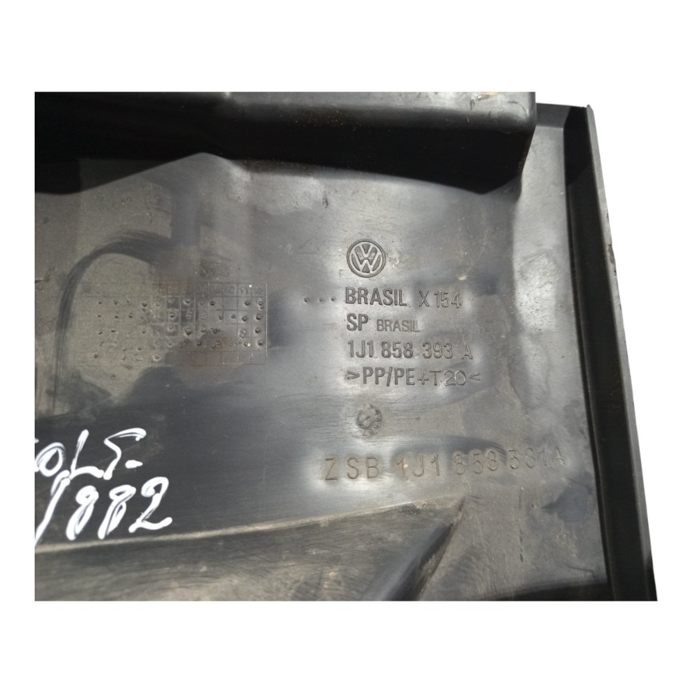 Moldura Inferior Direção Volkswagen Golf 1999 2000 A 2007 Preto 5