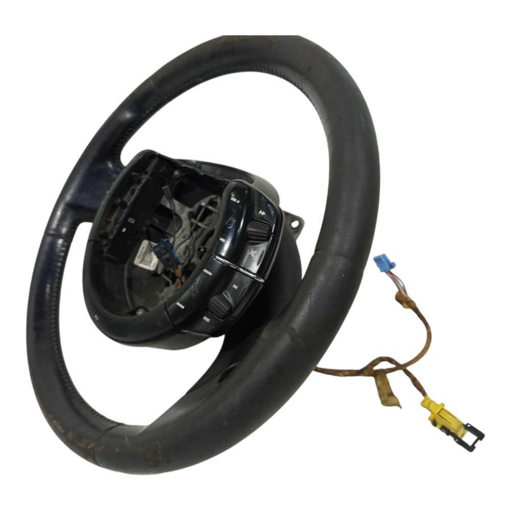 Volante Direção Comando Stereo Citroen C4 Pallas 2007 A 2013 Preto 4