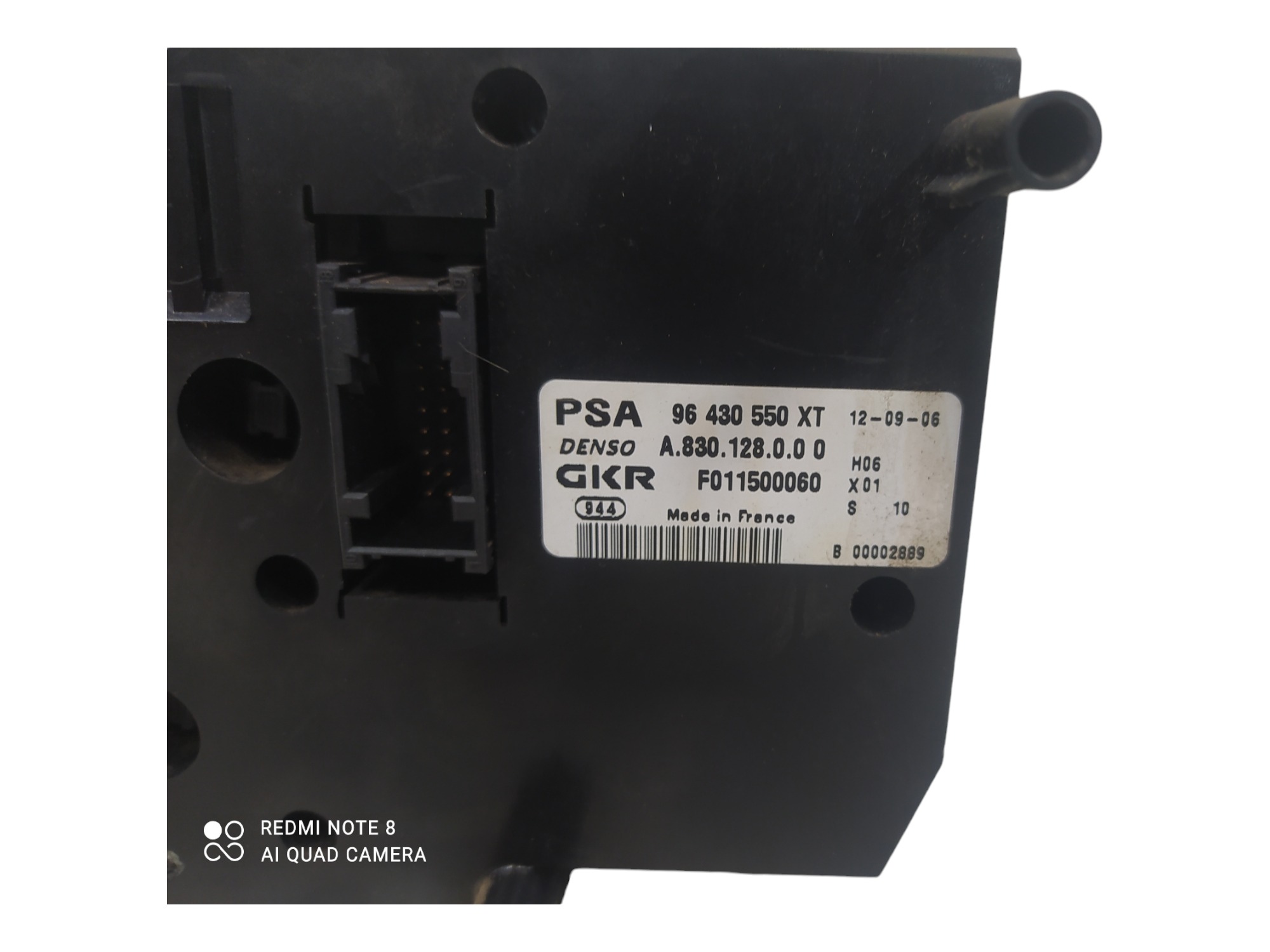 Comando Ar Digital Peugeot 206 1999 2000 A 2010 96430550xt 7