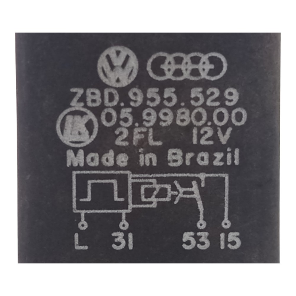 Rele Temporizador Limpador Traseiro Vw Gol G2 G3 1994 A 2006 12v 6